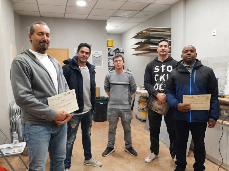 Curso de aplicación microcemento