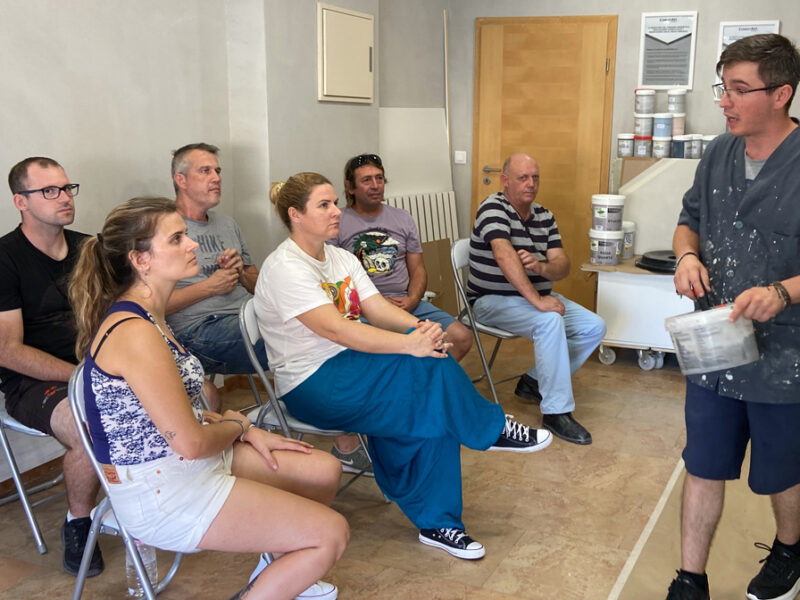 Curso de aplicación microcemento