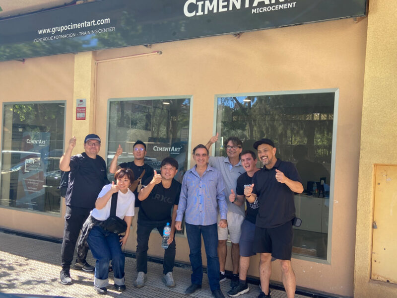 Curso de aplicación microcemento